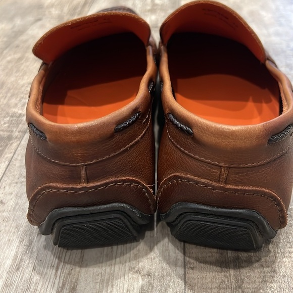 LN Men’s Martin Dingman Bourbon Bermuda Pebble Grain Braided Bit Loafers Size 12 - Picture 8 of 10